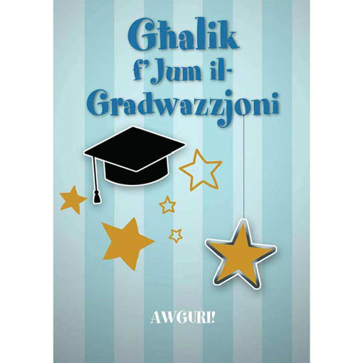 Picture of GHALIK FJUM IL GRADWAZZJONI BLUE KARTOLINA